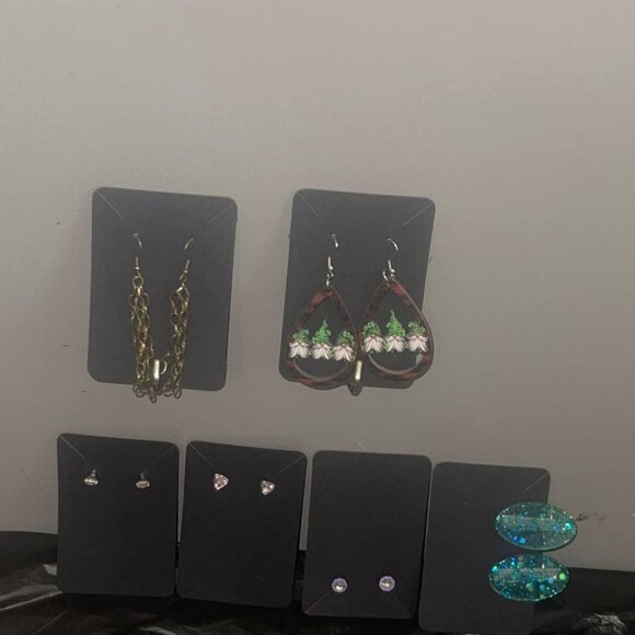 10pc Jewelry bundle hair clips earrings necklace bracelet - Picture 13 of 16